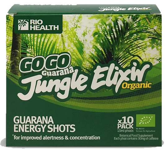 Rio Amazon Organic GoGo Guarana Jungle Elixir 10 x 15ml Phials