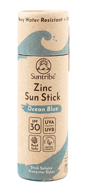 Suntribe Zinc Sun Stick Ocean Blue SPF30 30g - Natural Health Products