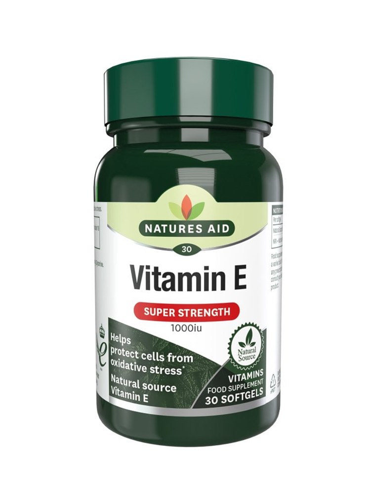 Natures Aid Vitamin E (Natural) 1000iu 30 caps