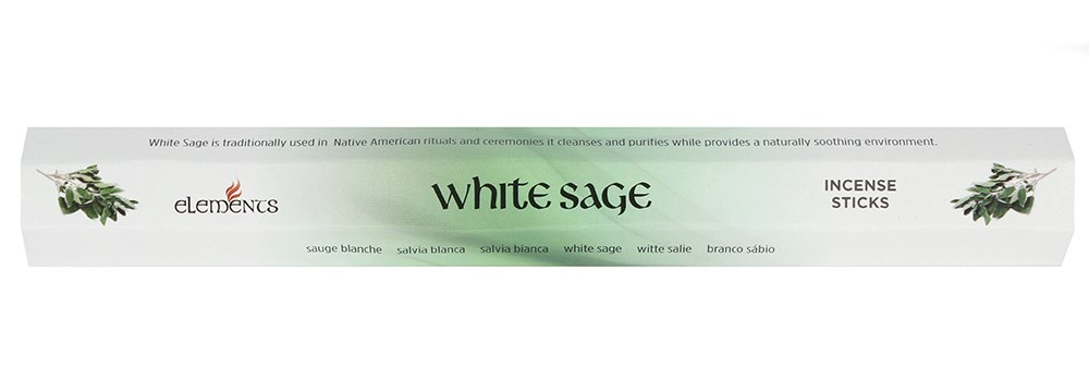 Elements White Sage 1 Tube Of 20 Sticks Incense sticks 