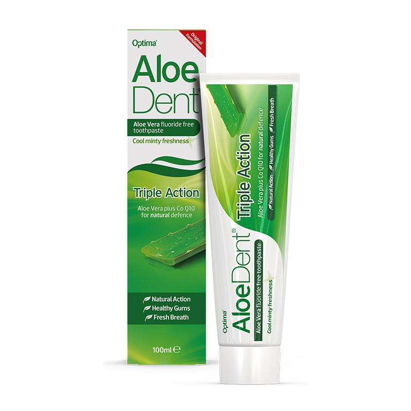 Aloe Dent Triple Action Toothpaste 100ml - Natural Health Products